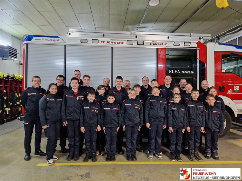 Erprobung der Feuerwehrjugend