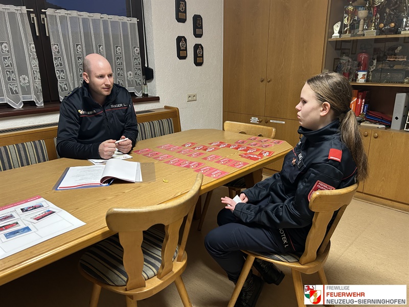 Erprobung der Feuerwehrjugend