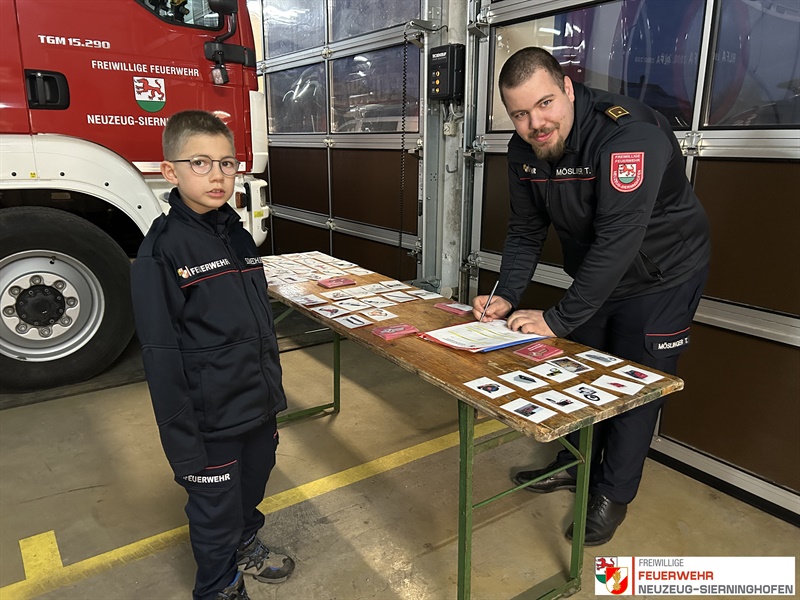 Erprobung der Feuerwehrjugend