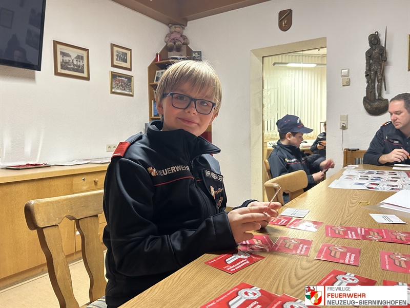 Erprobung der Feuerwehrjugend